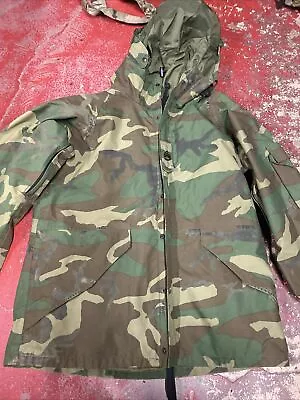 Gen Ii Level 6 Ecwcs Cold/wet Weather Gore-tex Parka Bdu Woodland Medium Long • $49.99