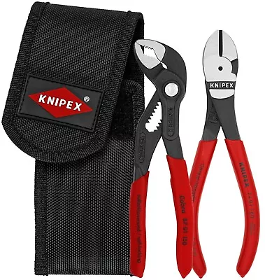 Knipex Cobra® Mini Pliers Set With Pouch 2 Piece 00 20 72 V02 • $93.44