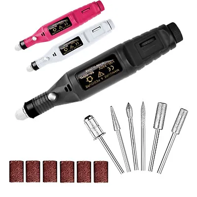 Professional Toe Nail Grinder For Thick Toenails Kit Manicure Pedicure Drill Set • $12.28