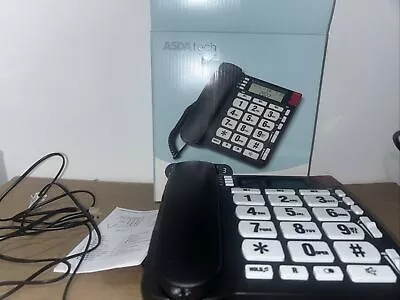 Asda Tech Big Button Landline Phone • £15