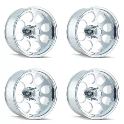 Set 4 16  Ion 171 Polished Wheels 16x8 5x5.5 Truck Rims -5mm • $680.36