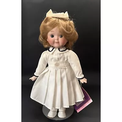 Vintage Schmid Doll Nurse Musical Porcelain Doll 13  • $22