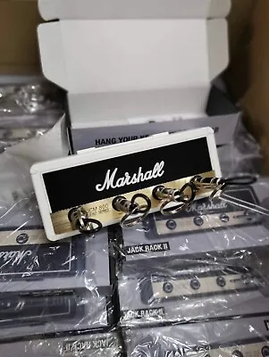 Marshall Amp Head Standard Jack Rack Key Holder And Storage Plugin Color White • $19.95