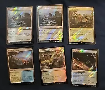 MTG Universes Beyond Fallout Surge Foil Lot X12 Non-Basic Lands • $5