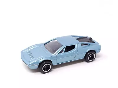 Vintage Tomy Tomica Maserati Merak SS F45 Pocket Car Japan 1978 - Light Blue • $29.95