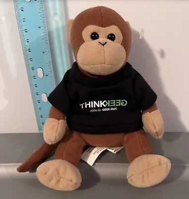 Timmy The ThinkGeek Monkey | 6” Plush Bean Bag | Thinkgeek RETIRED/DISCONTINUED • $20