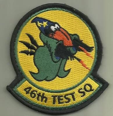 46 TEST Sq USAF PATCH WAR AIRCRAFT MISSILES PILOT ELGIN AFB FLORIDA USA FLY • $6.99