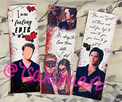 Katherine Pierce Complete Bookmark Bundle The Vampire Diaries Bookmark TVD Art • £8.99