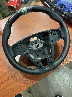 2012-2015 VOLVO S60 STEERING WHEEL Bare Leather Black OEM • $76.99