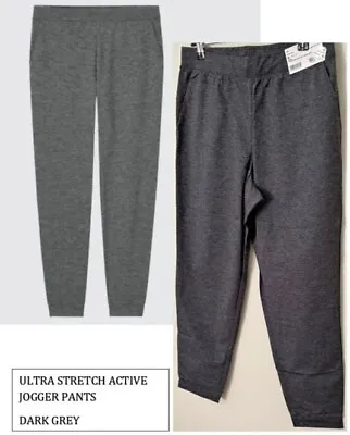 $25 • Buy Nwt Uniqlo Women Ultra Stretch Active Jogger Pants | Dark Grey | Medium