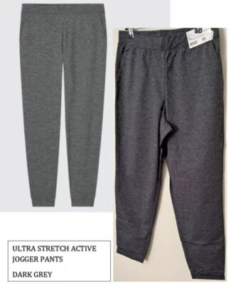 $25 • Buy Nwt Uniqlo Women Ultra Stretch Active Jogger Pants | Dark Grey | Medium