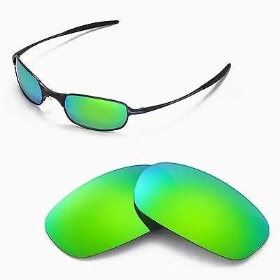 $19.99 • Buy New WL Polarized Emerald Sunglasses Lenses For Oakley Square Wire 2.0 Sunglasses
