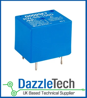 £3.49 • Buy 6V Relay RW-SS-106D Good Sky 6V RW Series 10A SPDT Relay