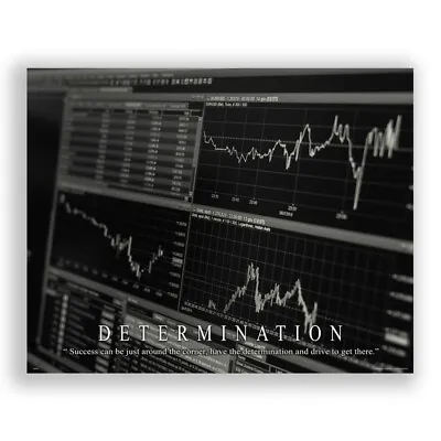 Stock Market Motivational Poster Art Print 11x14 Wall Street Office Decor BRB03 • $9.95