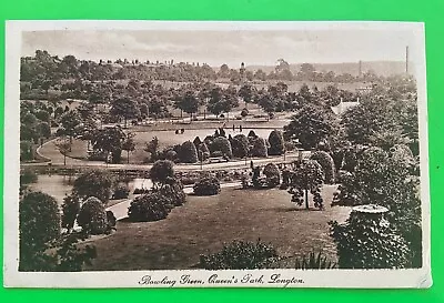 Longton - Queen's Park Bowling Green- 1910s • £1.99