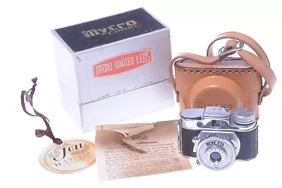 ✅ Sanwa Mycro Iiia Camera Hit Type *mint Boxed Manual Case* Coated 20mm Una Lens • $162