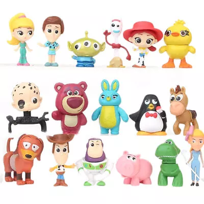 17Pcs/Set Toy Story 4 PVC Mini Figure Doll Woody Jessie Forky Ducky Bunny Toy/♡ • $21.94