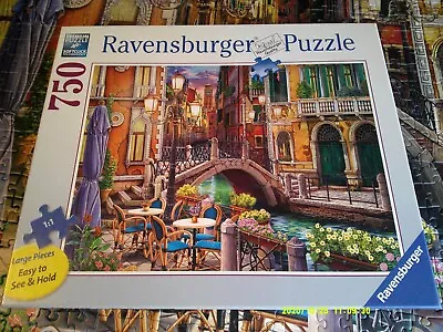 750 Pc Lg Format  Ravensburger Puzzle--venice Twilight--complete 2023 Release • $13.99