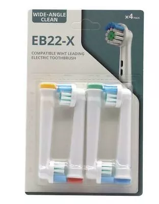 Electric Toothbrush Heads Compatible With ORAL B Braun Replacement Head 4 Pack • £3.49