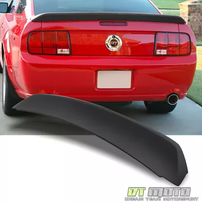 Matte Black 2005-2009 Ford Mustang GT500 Duck Tail Style Rear Trunk ABS Spoiler • $58.96