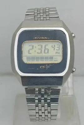 $50 • Buy Citizen Crystron Quartz 50-1514 Digital Vintage Watch