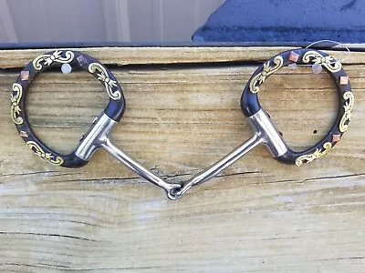 Floral Engraved D Ring Snaffle Bit • $50