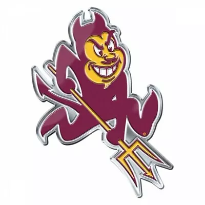 4  Asu Arizona State Sun Devils Ncaa College Logo Color Car Auto Emblem Sticker • $24.99