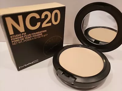 Mac Studio Fix Powder Plus Foundation Full Coverage Matte Finish NC20 0.52 Oz • $32.99