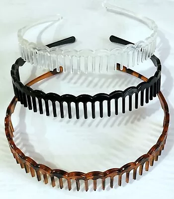 £2.99 • Buy Zig Zag Hair Band Toothed Headband Alice Band Sports Sharks Tooth Ladies Mens