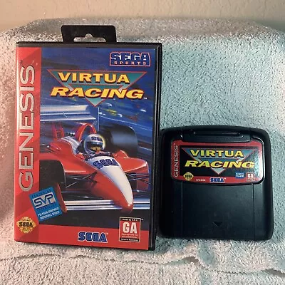 Virtua Racing - Sega Genesis 1992 Vintage Classic Case & Game Works Great Rare • $69.98