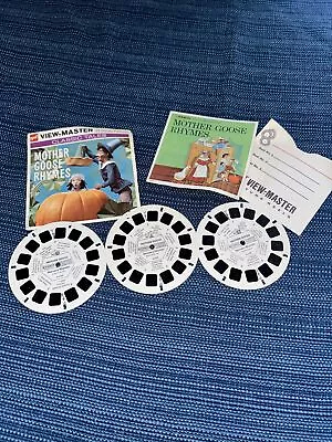 View-Master Mother Goose Rhymes 3 Reel Packet & Booklet B410 • $9.99