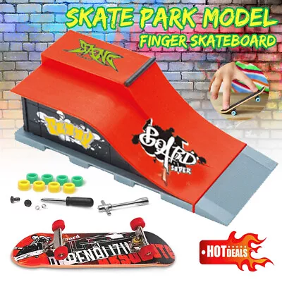 Skate Park Ramp Kit Tech Deck Mini Fingerboard Finger Board Ultimate Park Gifts • $17.89
