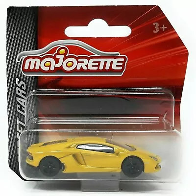 Majorette Street Cars Lamborghini Aventador Yellow Diecast Car Metal 1/64 NEW • $7.98