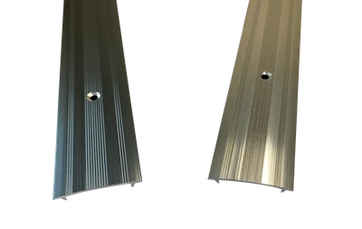£6.76 • Buy Cover Strip / Vinyl Or Carpet Door Bar Trim - Silver Or Grey - Threshold Metal