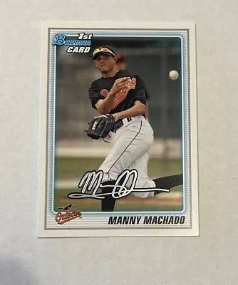 MANNY MACHADO - 2010 1st Bowman Draft #BDPP80   Rookie Rc Hof • $4.99