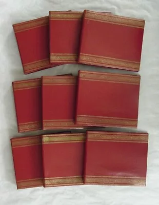 Lot Of 3 Vintage 78 Rpm 10  Record 12 Pocket Storage Binder Books - Free Ship • $45