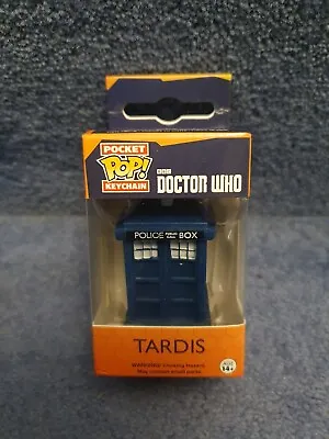 Dr Doctor Who Tardis Funko Pocket Pop Keychain Keyring In Box Brand New • £19.99