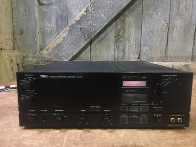 £140 • Buy Trio KA- 747 Stereo Integrated Amplifier CD Tape Aux Working No Remote Kenwood
