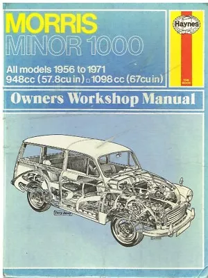 Morris Minor 1000 Saloon Traveller Tourer Van & Pick-up 1956-71 Workshop Manual • $18.64