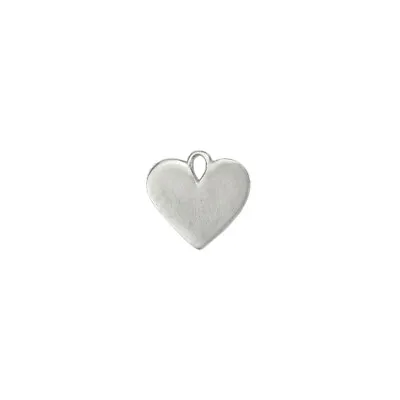 Pewter Metal Stamping Discs Heart Shaped 3/4  24 Pc- Metal Jewelry Blanks • $40.80