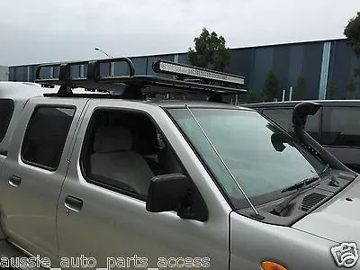 Alloy Open Ends Tradesman Style Roof Rack 1350mm For Nissan Navara D22 Dual Cab • $717.17