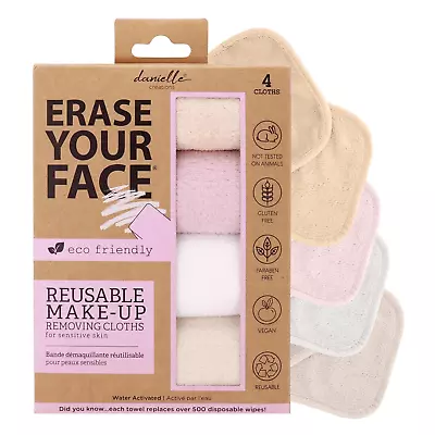 Face Reusable Makeup Removing Cloths With Friendly Packaging By Danielle Enterpr • $15.98