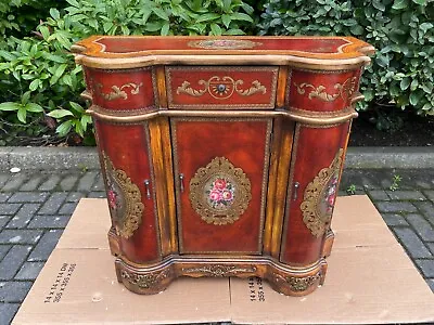 £120 • Buy French Louis Style Ornate Sideboard / Great Condition / Red Brown Gold