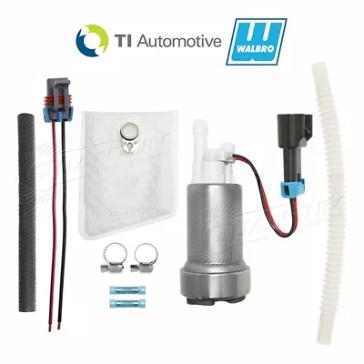 GENUINE WALBRO/TI F90000267 450LPH High Performance E85 Fuel Pump +Flex Hose+Kit • $137.98