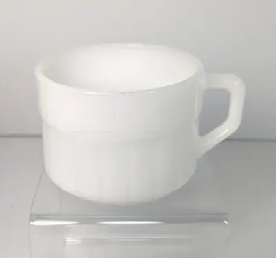 Federal Glass White Milk Glass Mug Replacement FEG31 Snack Cup Only 10oz USA Vtg • $11.89