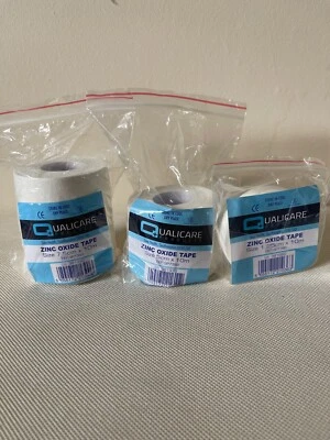 £4.25 • Buy Zinc Oxide White Tape Roll | Medical Injury Fitness Strapping Sports Binding