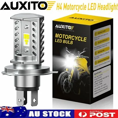 AUXITO H4 9003 HB2 Motorcycle CSP LED Hi/Low Beam Headlight Front Bulb Kit 6500K • $39.87