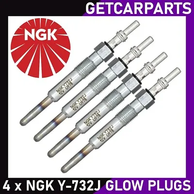 £19.99 • Buy NGK Glow Plugs X 4 For Nissan Qashqai, Micra, Note & More (See Below) Y-732J