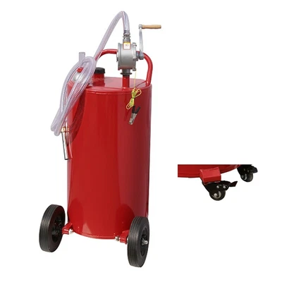 $448.38 • Buy 35 Gallon Fuel Transfer Tank Autos Gas Caddy/Oil Drain Tank With Rotary Pump