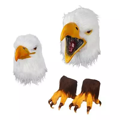 Eagle Head Halloween Costume Party Freedom Eagle Bird • £21.90